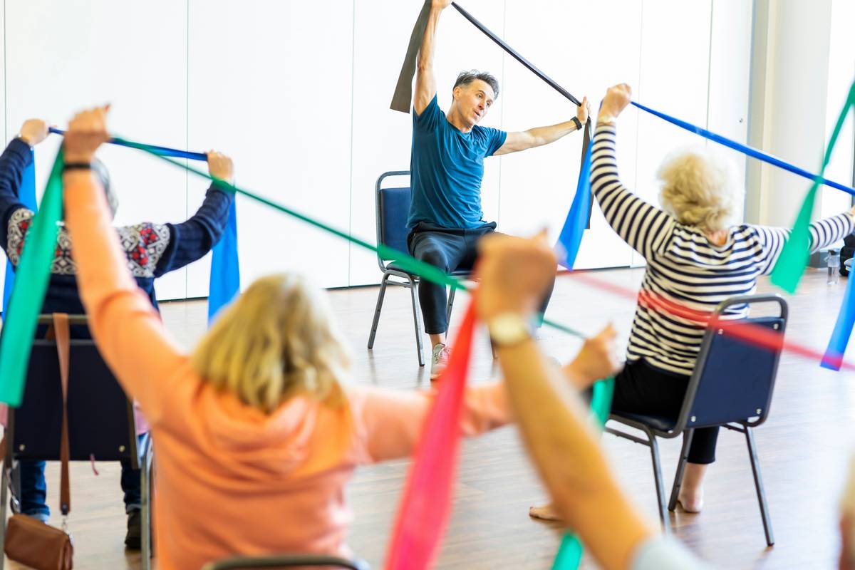 adult me fitness routine using mobile gaming triggers for daily movement